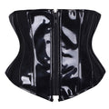 Sexy Short PU Leather Waist Clip Corset for Women