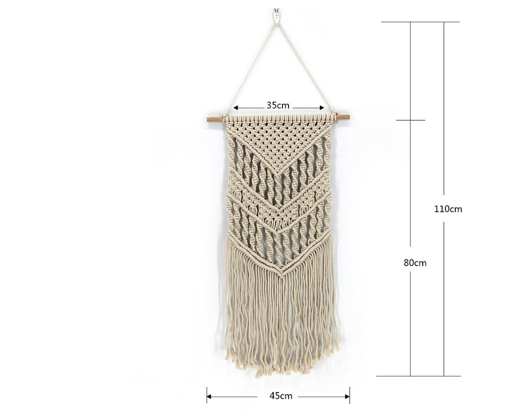 Handwoven Bohemian Tapestry - Nordic Wall Decor