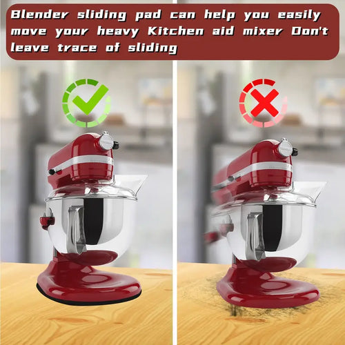 8x13 Inch Rubber Mixer Slider Mat for KitchenAid 4.5-5 Qt