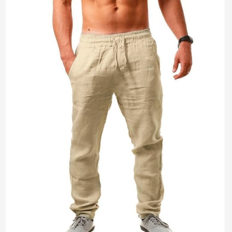Men's Casual Linen Sports Trousers - Summer Style