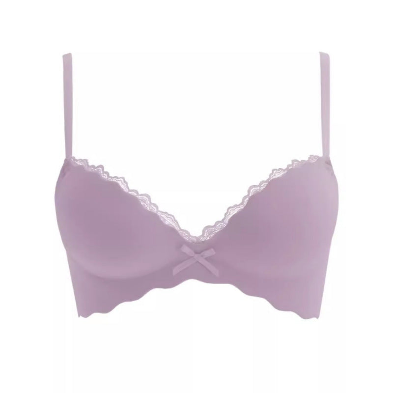 Seamless Push-Up Wireless Bra Set for Small Bust
