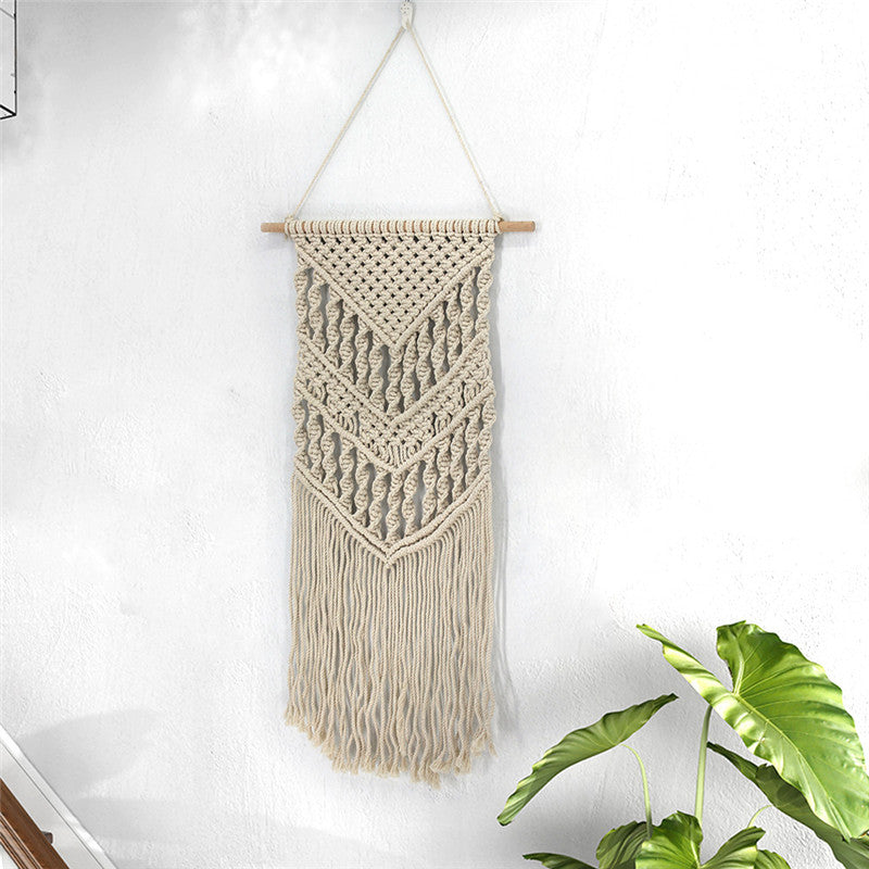 Handwoven Bohemian Tapestry - Nordic Wall Decor