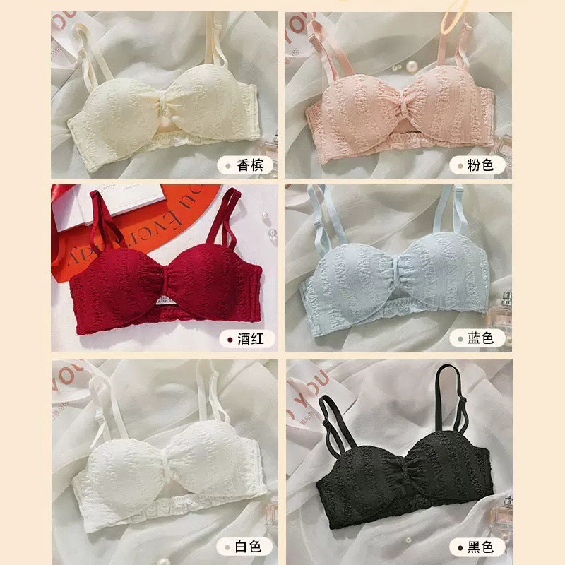 Strapless Push-Up Bra Set for Small Busts
