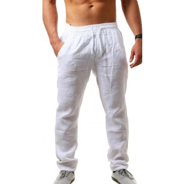 Men's Casual Linen Sports Trousers - Summer Style