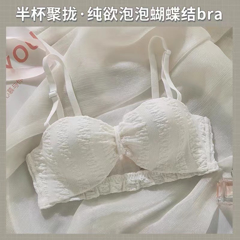 Strapless Push-Up Bra Set for Small Busts