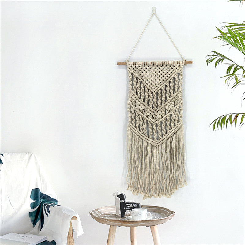 Handwoven Bohemian Tapestry - Nordic Wall Decor