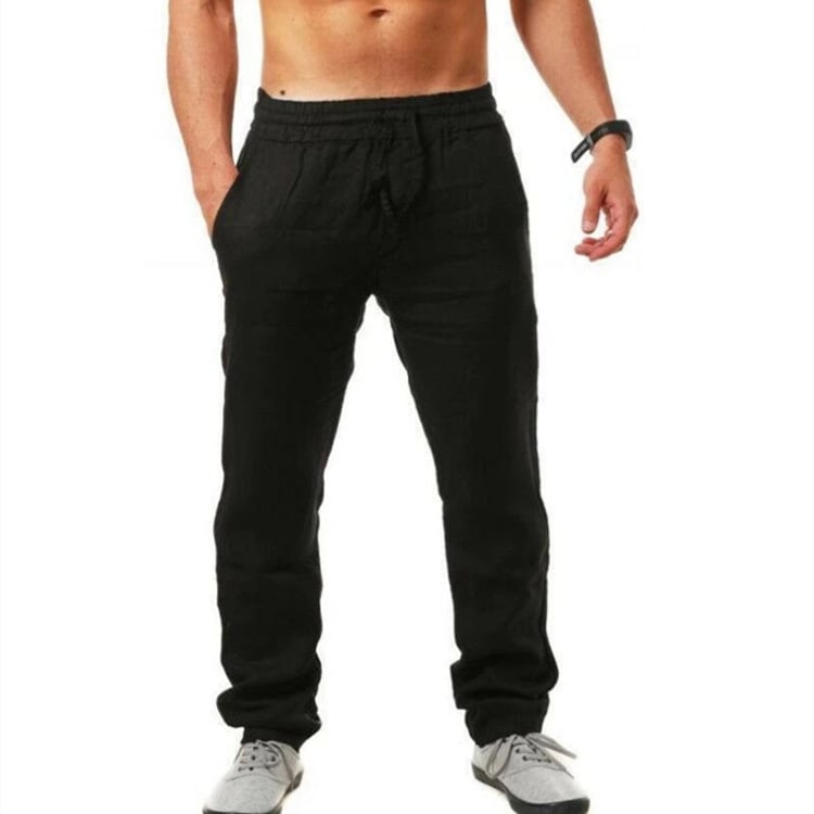 Men's Casual Linen Sports Trousers - Summer Style