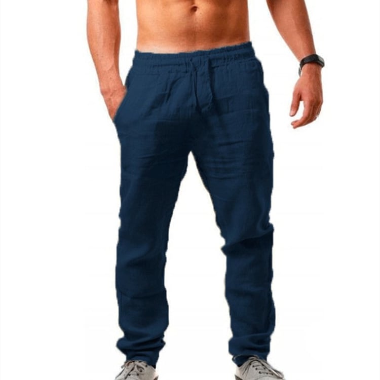 Men's Casual Linen Sports Trousers - Summer Style