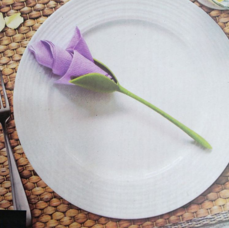 Napkin Holders with Rose Flower Design (Set of Tools)