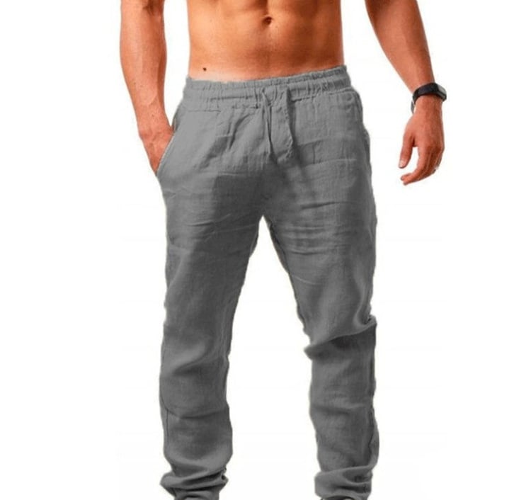 Men's Casual Linen Sports Trousers - Summer Style